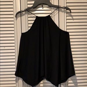 Express Black Halter Tank top